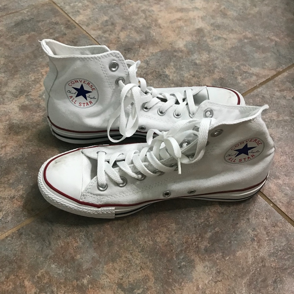 White high top converse